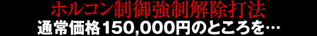 ホルコン制御強制解除打法 通常価格150,000円のところを…
