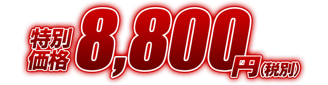 特別価格8,800円(税別)