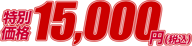 特別価格15,000円(税込)