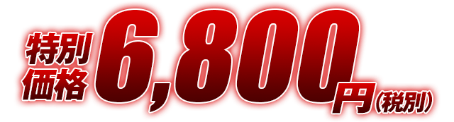 特別価格6,800円(税別)