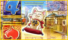風呂敷予告:招き猫