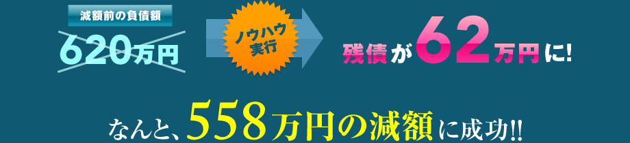 なんと、558万円の減額に成功!!